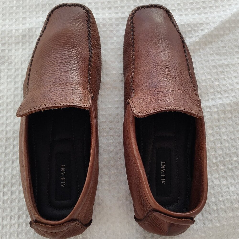 Alfani, Cash, Leather Loafers, Moccasins, Men’s, 91/2 - Picture 2 of 6